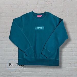 FW18 Supreme Bog Logo Crewneck (Green)